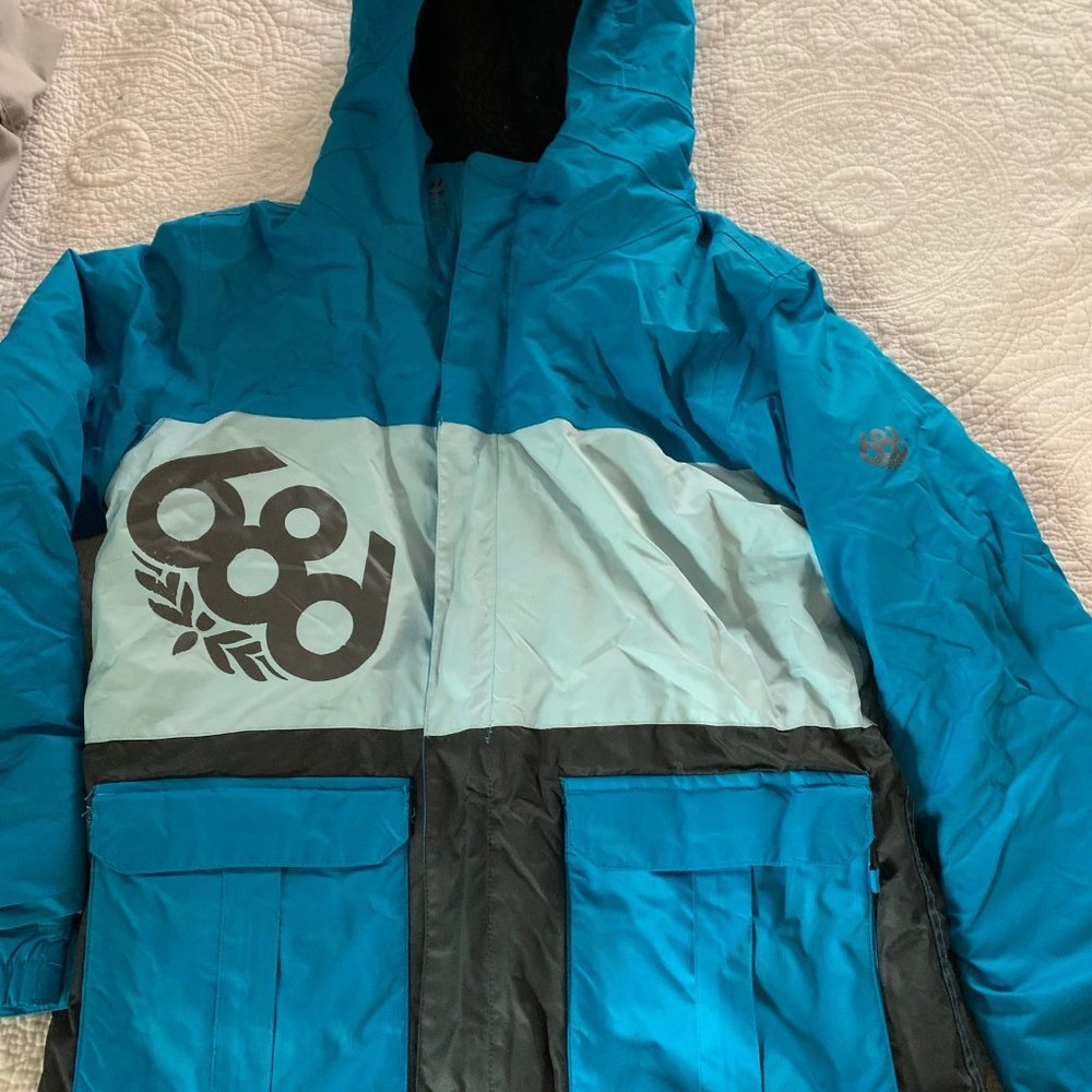 Blue 686 Snowboard Jacket